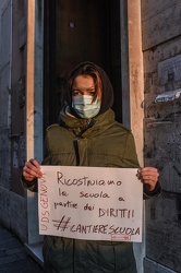 emergenza coronavirus sit in studente Francesco UDS 11012021