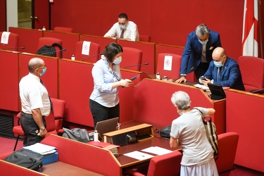 Genova, palazzo Tursi - primo consiglio comunale in presenza con