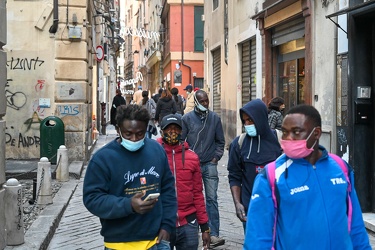 Genova, centro storico - emergenza Covid