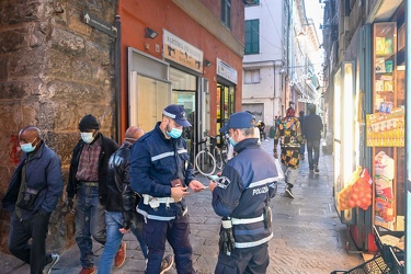 Genova, centro storico - emergenza Covid