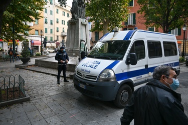 Genova, emergenza cornavirus autunno - quartiere Certosa Rivarol