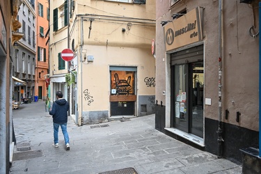 Genova centro - locali che aprono nonostante il periodo di emerg