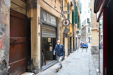Genova centro - locali che aprono nonostante il periodo di emerg