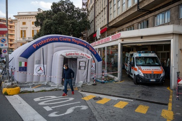 Genova - la situazione negli ospedali seconda ondata covid
