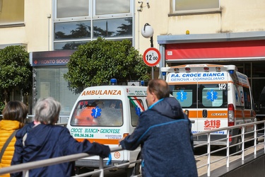 Genova - la situazione negli ospedali seconda ondata covid