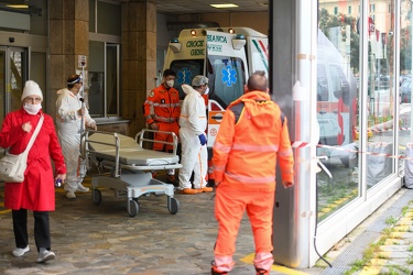 Genova - la situazione negli ospedali seconda ondata covid