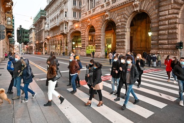 Genova, secondo weekend di restrizioni seconda ondata covid