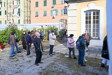 Genova, Cornigliano - Villa Bombrini - tamponi con posti numerat