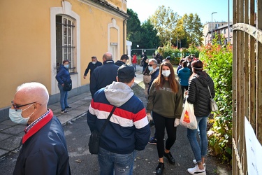 Genova, Cornigliano - Villa Bombrini - tamponi con posti numerat