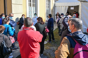 Genova, Cornigliano - Villa Bombrini - tamponi con posti numerat