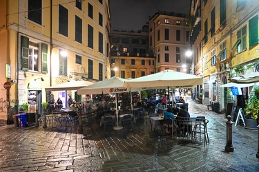 Genova, centro storico - primo weekend coprifuoco seconda ondata