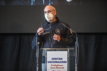 emergenza coronavirus inaugurazione Hub vaccinale fiera 28032021-5629