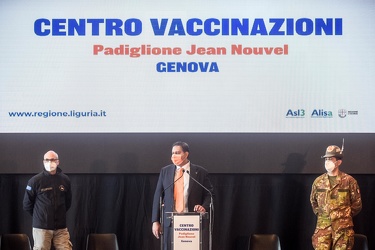 emergenza coronavirus inaugurazione Hub vaccinale fiera 28032021-5786