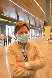 Genova, fiera, padiglione Jean Nouvel - continua campagna vaccin