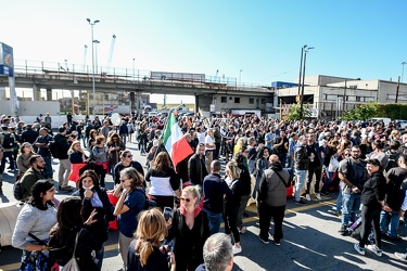 Green pass lavoro blocco varchi portuali Ge15102021-43