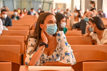 Genova, albergo dei poveri - consegna diplomi di laurea in prese