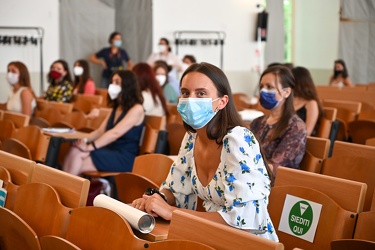 Genova, albergo dei poveri - consegna diplomi di laurea in prese