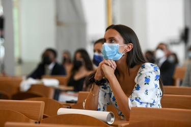 Genova, albergo dei poveri - consegna diplomi di laurea in prese