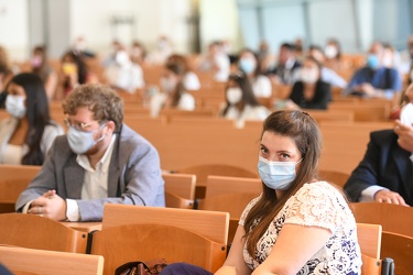 Genova, albergo dei poveri - consegna diplomi di laurea in prese