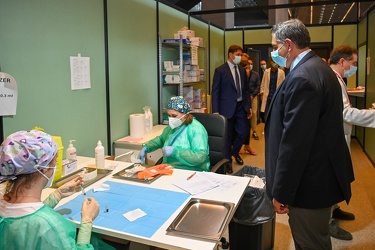 Genova, open day campagna vaccinale - hub in fiera