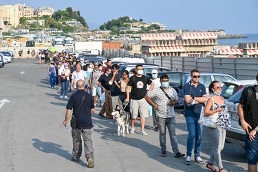 Genova, open day campagna vaccinale - hub in fiera