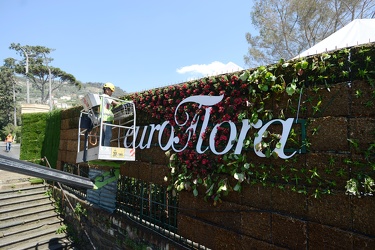 Genova - il giorno prima dell'apertura di EuroFlora