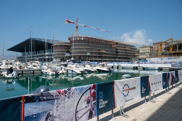 Genova, zona waterfront marina - allestimento villaggio ocean ra