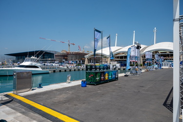 Genova, zona waterfront marina - allestimento villaggio ocean ra