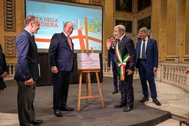 Genova, palazzo ducale - festa della bandiera