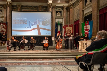 Genova, palazzo ducale - festa della bandiera