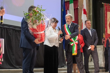 Genova, palazzo ducale - festa della bandiera