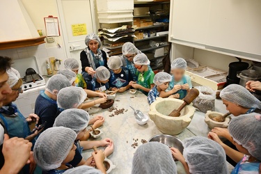 Genova, festival della scienza - laboratorio presso cioccolateri