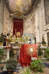Genova - i riti per la pasqua - chiesa della Maddalena, il sepol