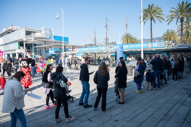 Genova, centro - turisti weekend di Paqua