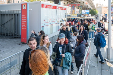 Genova, centro - turisti weekend di Paqua