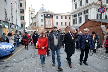 Genova, piazza De Ferrari - la tradizionale cerimonia medievale 