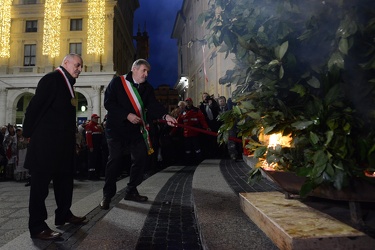 Genova, piazza De Ferrari - la tradizionale cerimonia medievale 