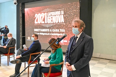 Genova, teatro Carlo Felice, foyer - conferenza stampa capodanno