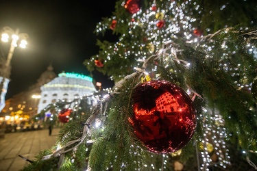 Genova, piazza De Ferrari - i giorni prima del natale