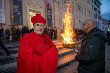 Genova, tradizionale cerimonia Confuego