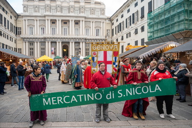 Genova, corteo storico per inaugurazione mercatino di San Nicola