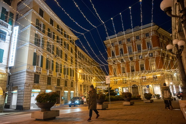 Genova, luminarie di Natale