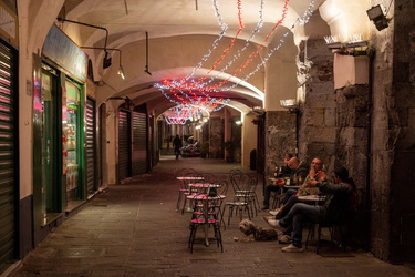 Genova, luminarie di Natale