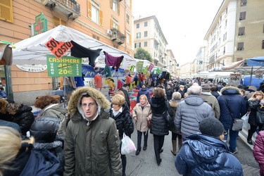 Genova, quartiere San Fruttuoso, Marassi - tradizionale fiera di