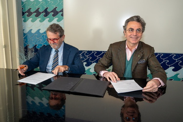 Genova, acquario - firma accordo con istituto zooprofilattico