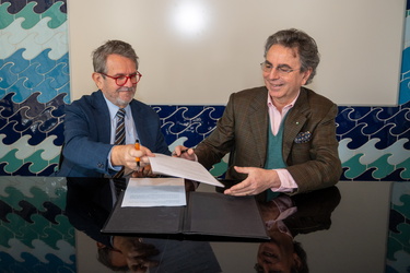 Genova, acquario - firma accordo con istituto zooprofilattico