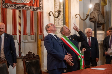 Genova, palazzo tursi - conferito titolo paganini ambassador al 