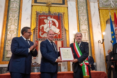 Genova, palazzo tursi - conferito titolo paganini ambassador al 