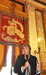 Genova - palazzo Tursi - grifo d'oro Giacomo Piombo