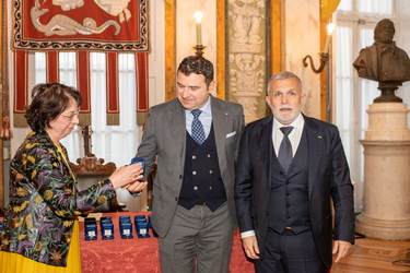 Genova, Tursi - premiazione maestri del lavoro